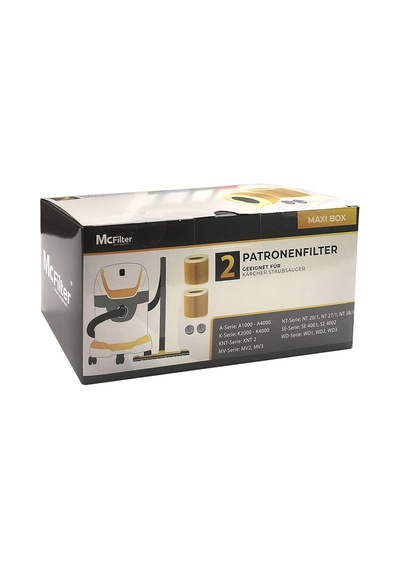 Magic Bags Karcher Uyumlu 2adet Wd3.300 Ma2003 A2204 A2054 A1000u Süpürge Silindirik Hepa Filtresi 2 Adet