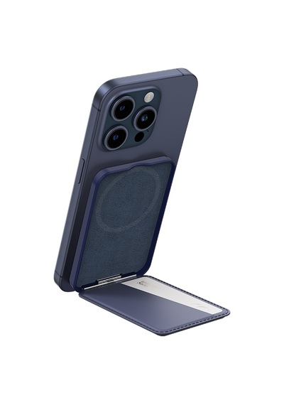 Amazingthing Glamour Link Fonksiyonel Çok Yönlü Grip Standlı Magnetik Kartlık Mavi
