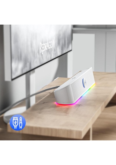 Gs560w Adıemus Gamıng Speaker Beyaz