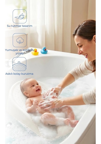 Babyjem Soft Banyo Desteği Bebek Yıkama Yardımcısı Kum Beji