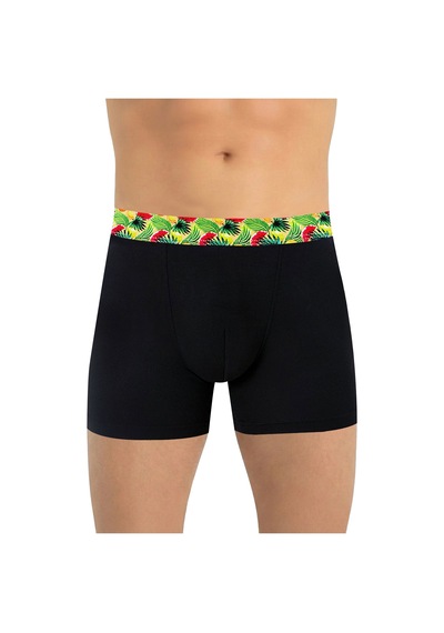 Just Inner Erkek Modal Boxer Meyve Desenli Konfor Odaklı Tasarım 135000 Sarı