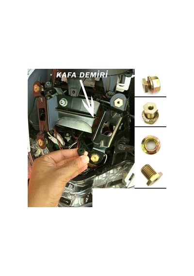 Yamaha Nmax 125/155 2021-2023 Cam Bağlantı Somun Seti