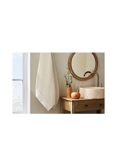 Özdilek Ondes/açık Bej Banyo Havlusu 90 150