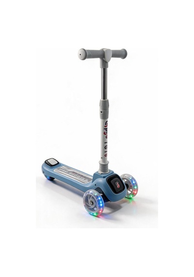 Sportpro Müzikli Rgb Neon Işıklı 3tekerli Katlanabilir Scooter 3+yaş Mavi