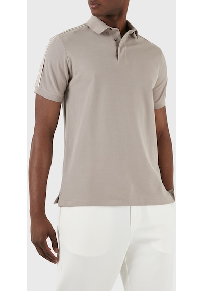 Emporio Armani Erkek Polo Yaka T Shirt 3d1fm3 1jcyz 0650 Bej