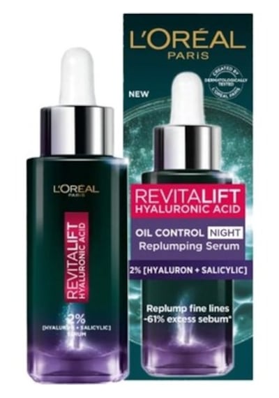 L'oréal Paris Revitalift Hyaluronik Asit Yağ Karşıtı Gece Serumu 30 Ml