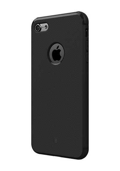 Apple Uyumlu iPhone Baseus Hermit Bracked Case 7 Plus İle Silikon Kılıf Siyah