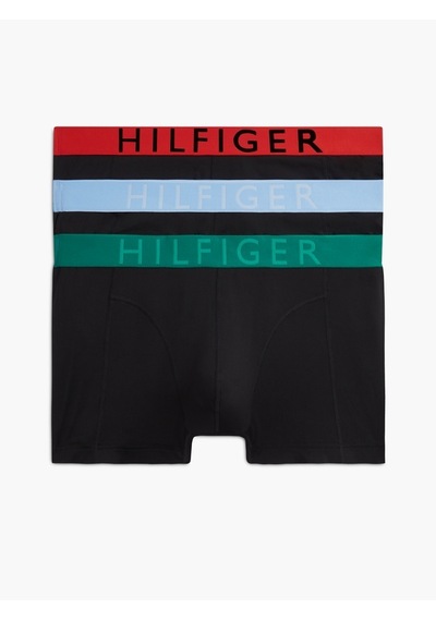 Tommy Hilfiger 3p Trunk Wb W Cooling Tech Erkek Mor Boxer - Um0um03887
