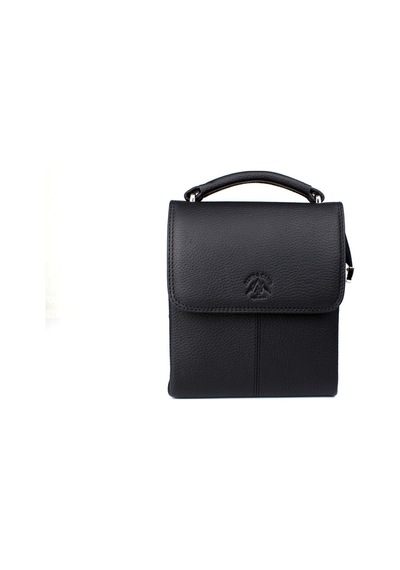 Alphaclub Bag Erkek Hakiki Deri Mat Siyah El Omuz Ve Postacı Çantası