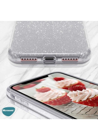 Samsung Galaxy S8 Plus Kılıf Sparkle Shiny Rose Gold