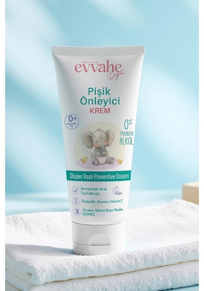 Pişik Önleyici Krem, Bebek Pişik Koruma Kremi, 50ml