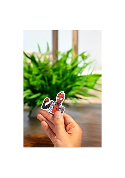 Spiderman Temalı Sticker Seti, Bullet Journal Ve Defterler İçin Abanoz