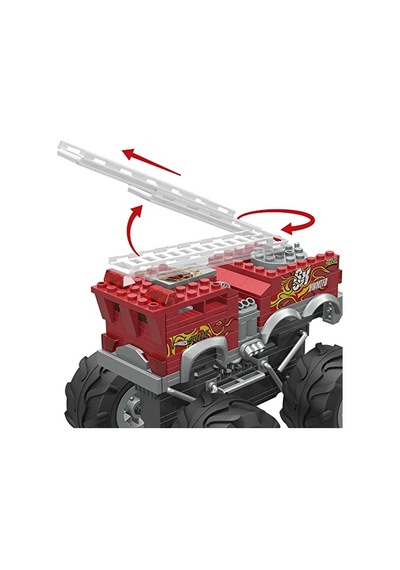 Mega Hot Wheels Hw 5 Alarm Monster Truck İtfaiye Aracı