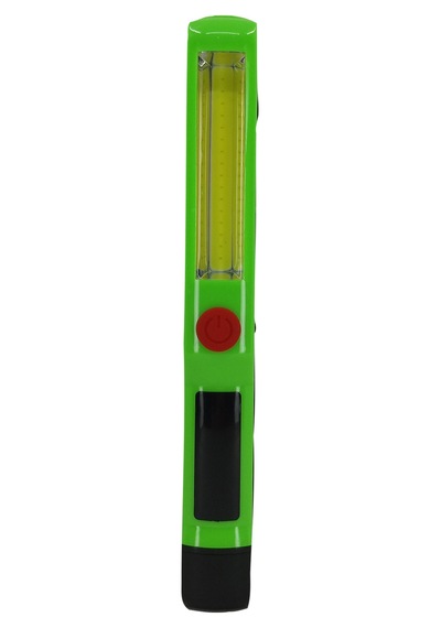 Haki Working Light 5w Mıknatıslı Pilli Fener Çift Cob Led Yeşil