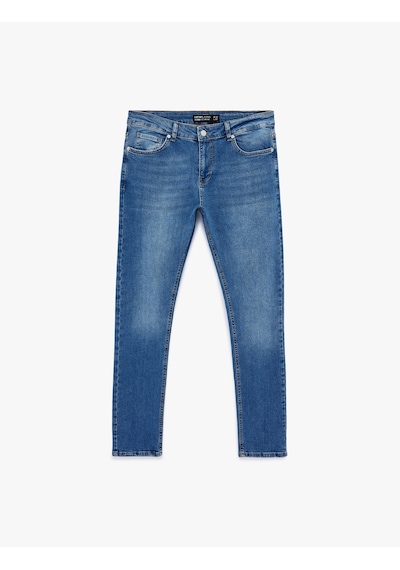 Koton Normal Bel Pamuklu Skinny Jean Pantolon - Michael Jean Orta İndigo 6sam40168nd İndigo Koton Normal Bel Pamuklu Skinny Jean Pantolon - Michael Jean Orta İndigo 6sam40168nd İndigo