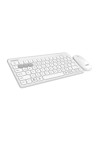 EVEREST Lumi KM-BT903 3in1 3 BT + 2.4 1600dpi Ultra İnce Q 4 Cihaz Bağlantılı Klavye ve Mouse Set