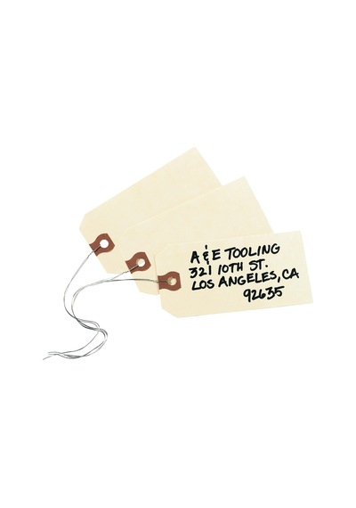 Avery Telli Kargo Etiketleri, 11,5 Pt. Stok, 3-1/4" X 1-5/8", 1.0 Diğer