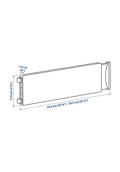 Ikea Varıera Çekmece Seperatörü, Bambu, 53,5 Cm