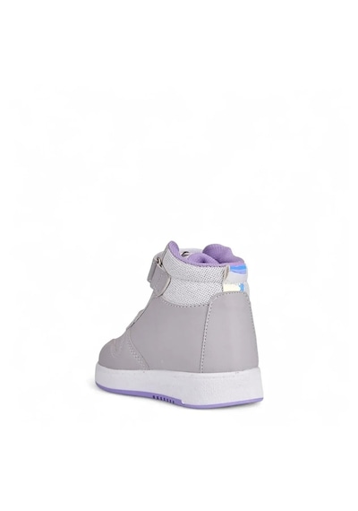 Nese Shoes Labu Labu Baskılı Bilekli Kız Çocuk Spor Ayakkabısı Sneaker Gri-lila