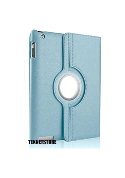 Apple Uyumlu iPad, 9. Nesil 2021 10.2 Inç Tablet Standlı 360 Dönebilen Deri Kılıf Leather Case Tam Kılıf