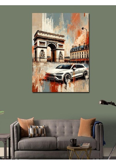 Kanvas Tablo Şehir Ve Zafer Takı 50cmx70cm
