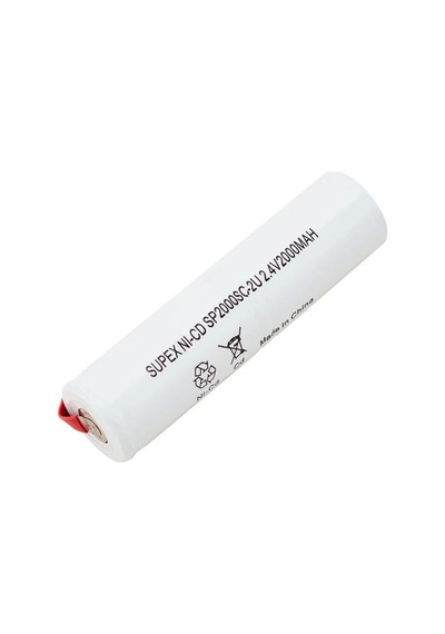 Supex Üst Üste Dik 2'li 2.4v 2000mah Süpürge Pili