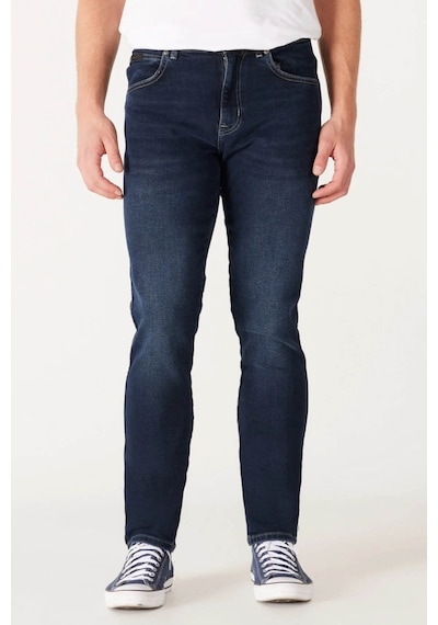 Wrangler Erkek Jean Pantolon İndigo W12s Texas Slim 24kmc8000478 Mc80112 İndigo