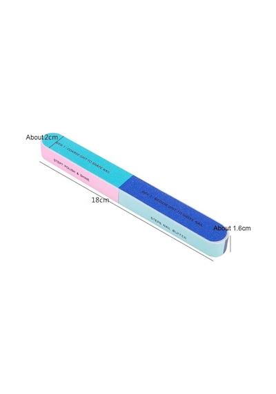 Koodmax 7 in 1 Tırnak Şekillendirici ve Parlatıcı Tırnak Törpüsü 5'li