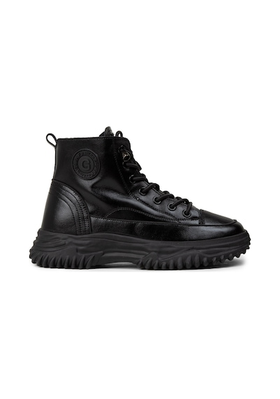 Deery Kadın Siyah Hakiki Deri Sneaker Bot - 25310zsyhc01 Siyah