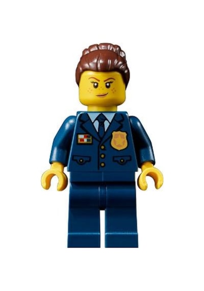 Lego Minifigür City Police Officer Female Twn406