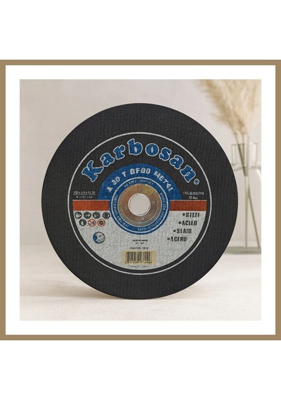 Bezos 230mm Metal Kesici Disk 3.0mm 22mm Spiral Taş 22
