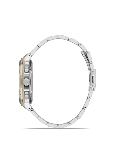 Ferro Fm11590awt-d6 Quartz Çelik Gri Yeşil Kadran 44 Mm Erkek Kol Saati