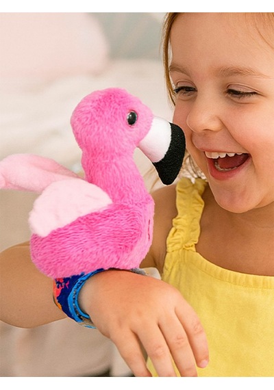 Happy Yappers Slap Bant Sesli Hareket Eden Flamingo Kuş Oyuncak Bileklik