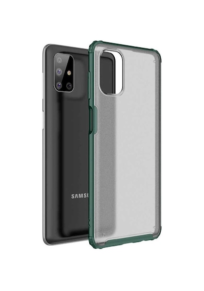 Samsung Uyumlu Galaxy M51 Kilif Armor Shield Zirhli Koruma Silikon 411055100