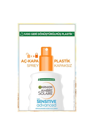 Garnier Ambre Solaire Sensitive Güneş Koruyucu Sprey SPF 50+ 200 ML
