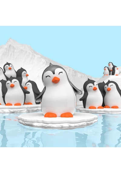 Metalmorphose Penguen Anahtarlık