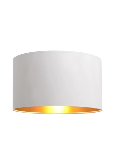 Levaillant Krem Lambader Şapka & Başlık - İçi Gold Kaplama, 40 Cm Çap, 25 Cm Yükseklik - Özel Üretim & Kusursuz İşçilik