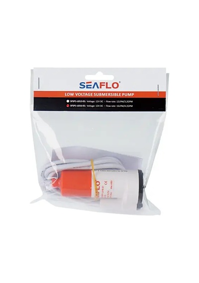 Seaflo Mini Dalgıç Su Karavan Pompası 12 Lt/dk 12v 2a- Hortum Çıkışı Ø: 1/2'' 12mm - Gıda Sınıfı Güvenli