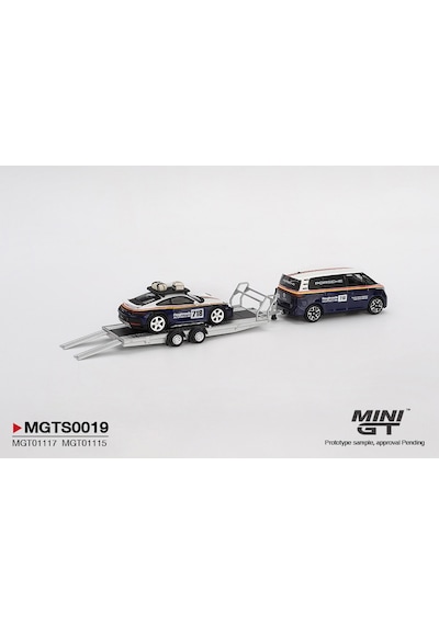 Mini Gt 1:64 Porsche 911 Dakar 718 Volkswagen Id. Buzz Roughroads Römorklu Set Mgts0019