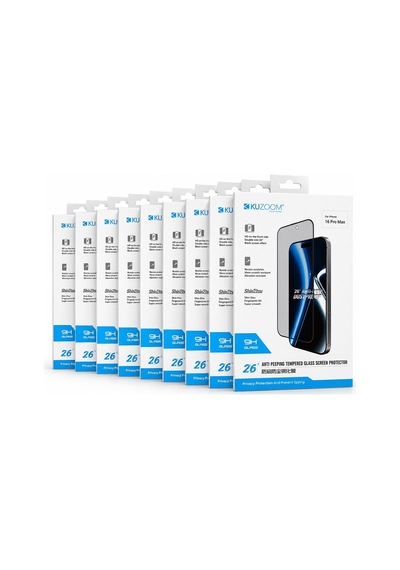 Gizlilik Filmi Mağaza Ürünü Cihaz Koruma 26 Anti-peep 10 Adet İphone 18 Pro Temperli Hayalet Cam