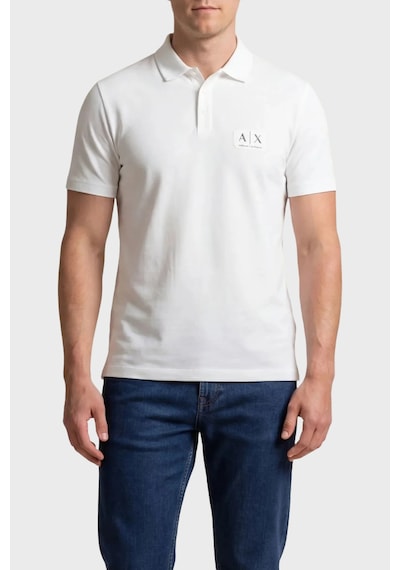 Armani Exchange Erkek Polo Xm002232 Af10364 U0009 Beyaz Beyaz
