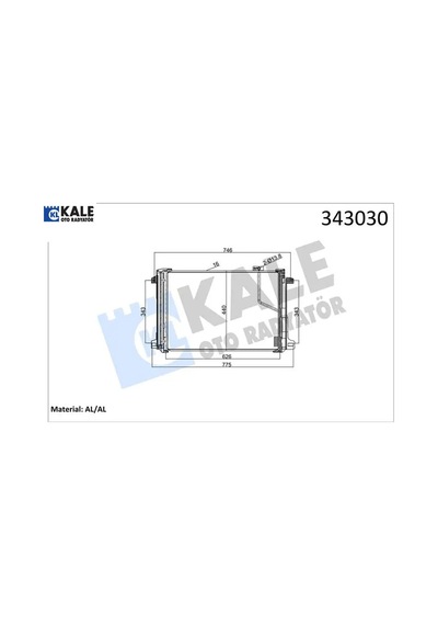 Klıma Radyatoru W204 S204 C204 C218 W212 A207 C207 X204 Kale Radyatör A2045000654