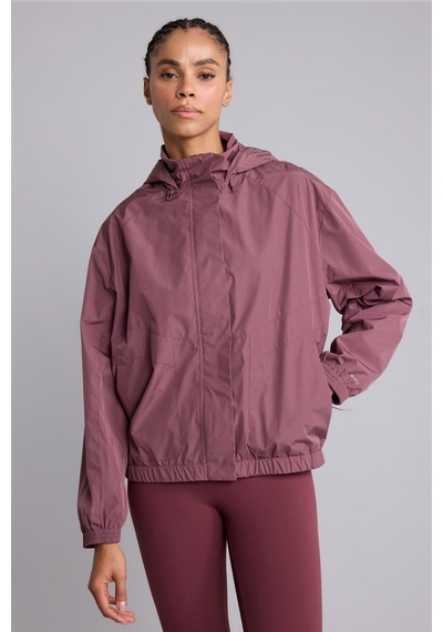 Defacto Regular Fit Reglan Kollu Kapüşonlu Yağmurluk C4949ax26aupr524 Mor-pr524