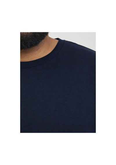 Jack & Jones Plus Sweatshirt Plus Einfarbig Sweatshirt Navy Blazer