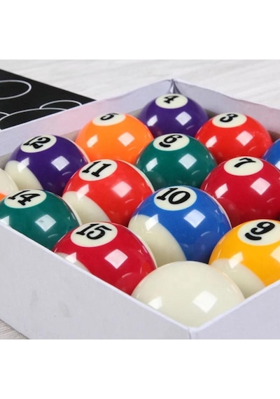 Bilardo Amerikan Topu Amerikan Bilardo Top Takımı Plastik Üçgen