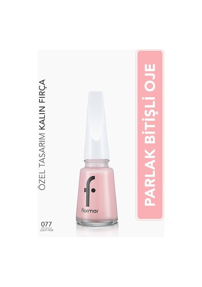 Flormar Nail Enamel Mineralli Klasik Parlak Oje 077 Light Pink