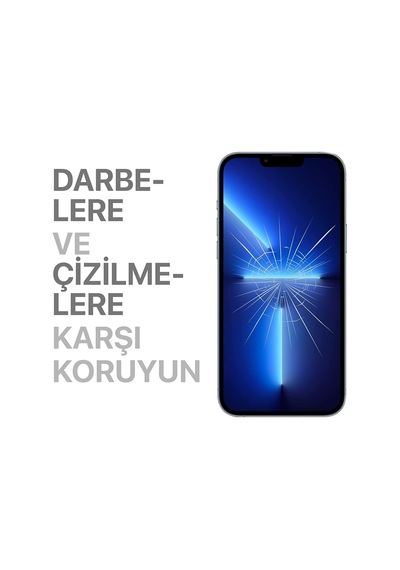 Apple iPhone Uyumlu 13 Mini Için Ekstra Güçlü Tam Koruma Sağlayan Lazer Kesim Premium Ekran Koruyucu
