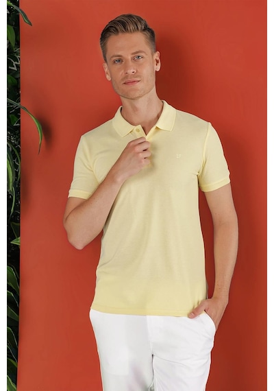 Efor Ts 845 Sarı Spor T-shirt Sarı