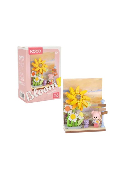 Bloom Boutique Stamen Scene Serisi Mini Bahçe Yapı Blokları Seti
