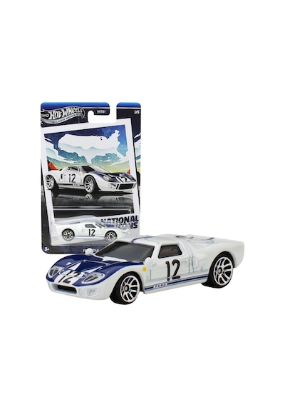 Hot Wheels Vintage Silver Series Arabalar - Ford Gt40 Beyaz - Siyah